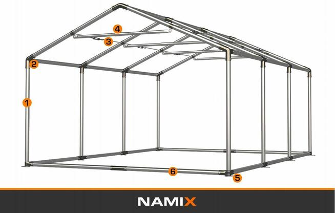 Namiot ROYAL 4x6 ogrodowy imprezowy garaż wzmocniony PVC 560