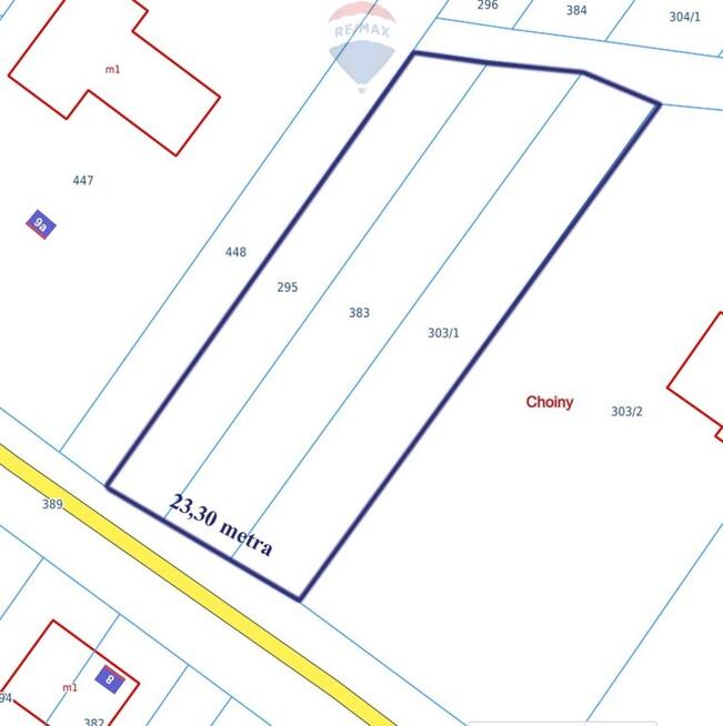 Ziemia rolna z możliwością zabudowy Choiny