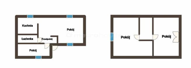 Dwa domki letniskowe w Rajskiem