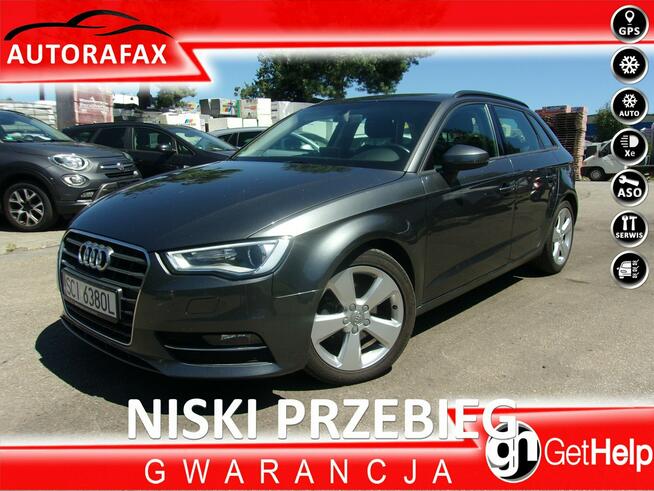Audi A3 Klimatronic 2-stref, Sportback, Nawigacja, 2 kpl. opon, Fotele sport