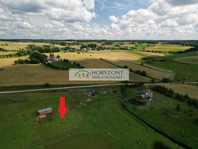 Somonino Połęczyno działka z domkiem