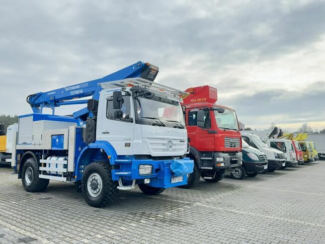 Mercedes AXOR 1829 4x4 Zwyżka RUTHMANN STEIGER T270S16 Podnośnik Koszowy Wysokość Podnoszenia 27m 10