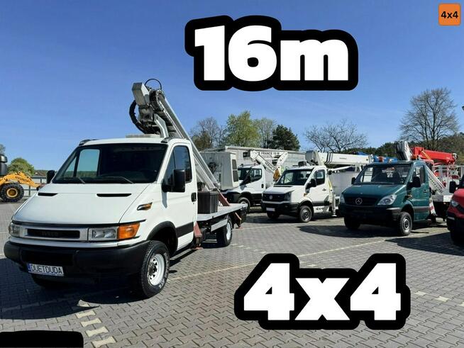 Iveco Daily 4x4 Zwyżka 16m MULTITEL 16.2 ALU/AF Wysięg Boczny 8m Sprinter Crafter