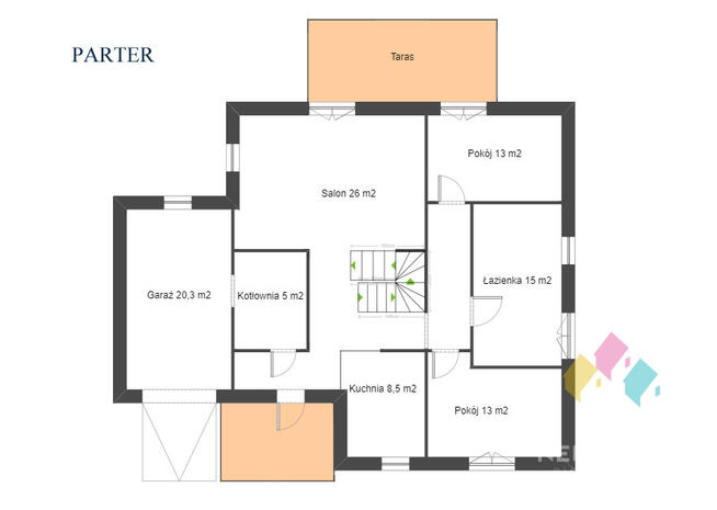 Dom na sprzedaż w centrum wsi Patryki