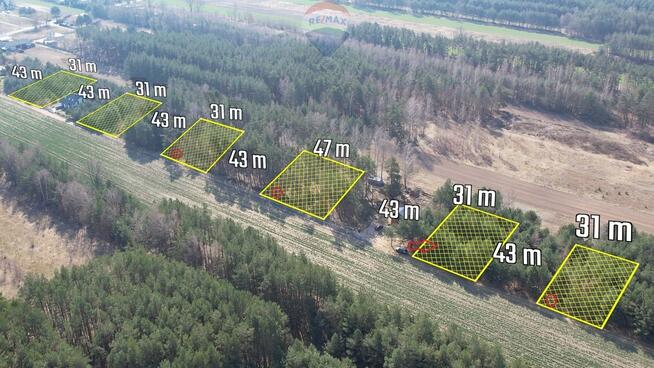 Działka budowlana Dębinkach niedaleko Serocka