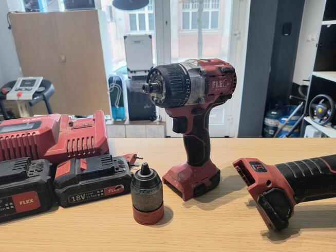 Szlifierka FLEX L125 18.0-EC i FLEX DD 2G 18.0-EC x2Aku