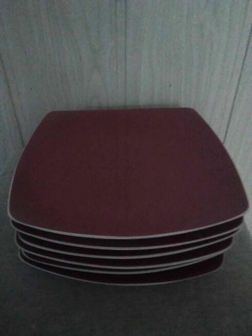 Komplet 6 talerzy porcelanowych