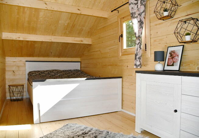 Działka z udziałem w plaży Mazury z domkiem letniskowym