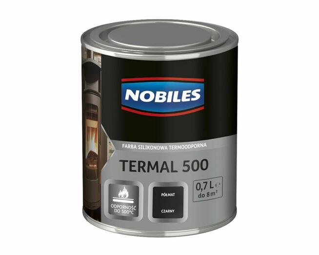 Farba silikonowa termoodporna termal 500 nobiles 0,7L