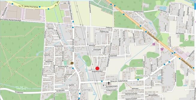 Działka budowlana 3539 m² – Dojlidy Górne, ul. Astrów 10F