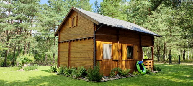 Działka z udziałem w plaży Mazury z domkiem letniskowym