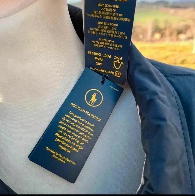 Parka Ralph Lauren XXL granatowa