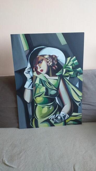 Kobieta w kapeluszu - Obraz - Tamara Łempicka - intepretacja