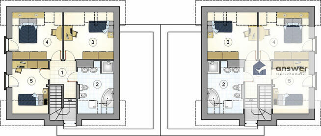 ZABUDOWA BLIŹNIACZA - WIOSENNA OSTOJA ŚCINAWA