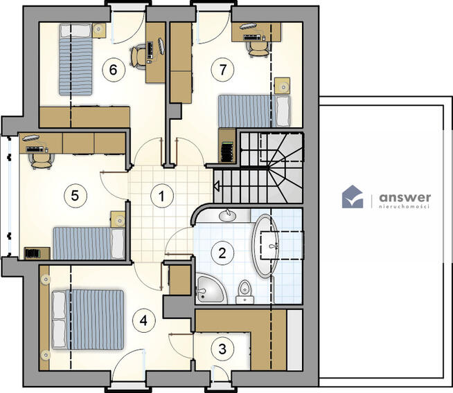 DOM WOLNOSTOJĄCY VEGA II - WIOSENNA OSTOJA ŚCINAWA