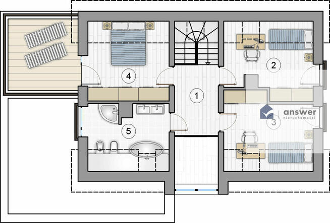 WIOSENNA OSTOJA ŚCINAWA – DOM WOLNOSTOJĄCY RUMBA