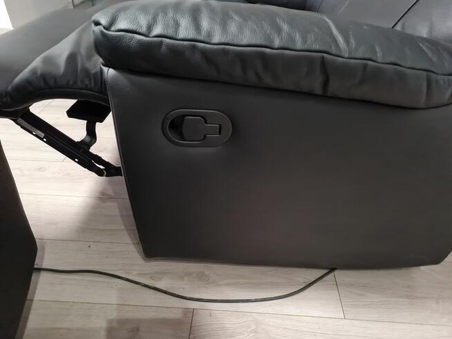 Sofa skórzana rozkładana