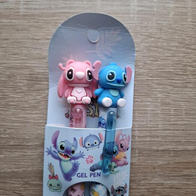 Zestaw 2 długopisów Stitch & Angel – nowe, bez metki