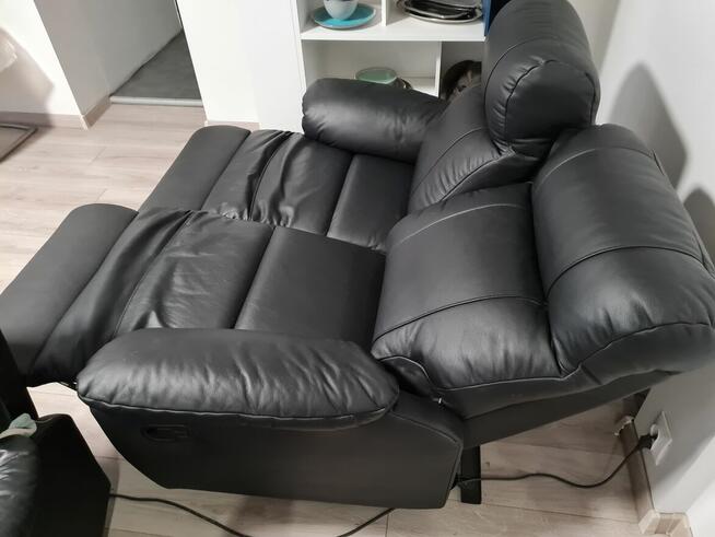 Sofa skórzana rozkładana