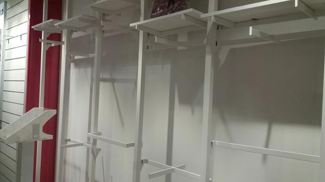 Meble do sklepu odzieżowego, garderoby