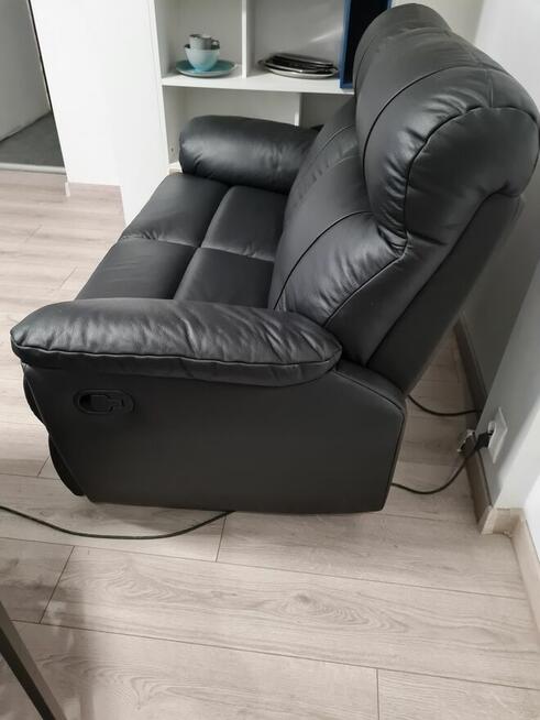 Sofa skórzana rozkładana