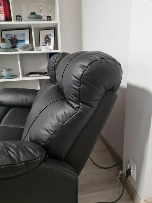 Sofa skórzana rozkładana