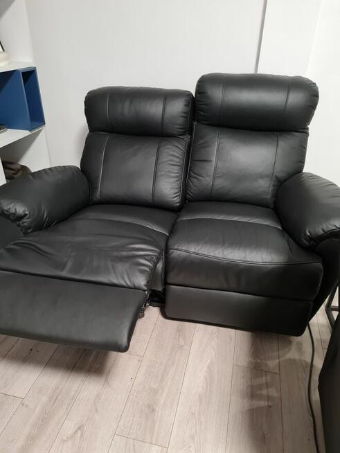 Sofa skórzana rozkładana