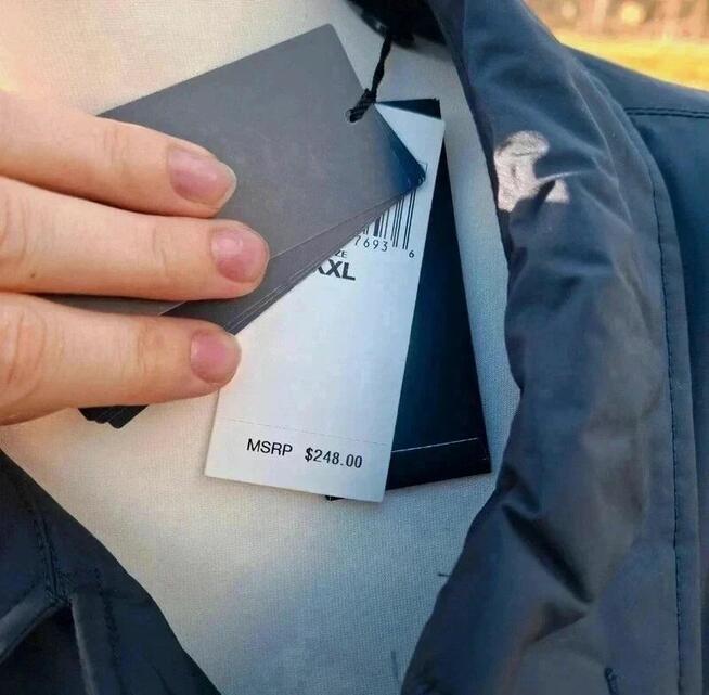 Parka Ralph Lauren XXL granatowa