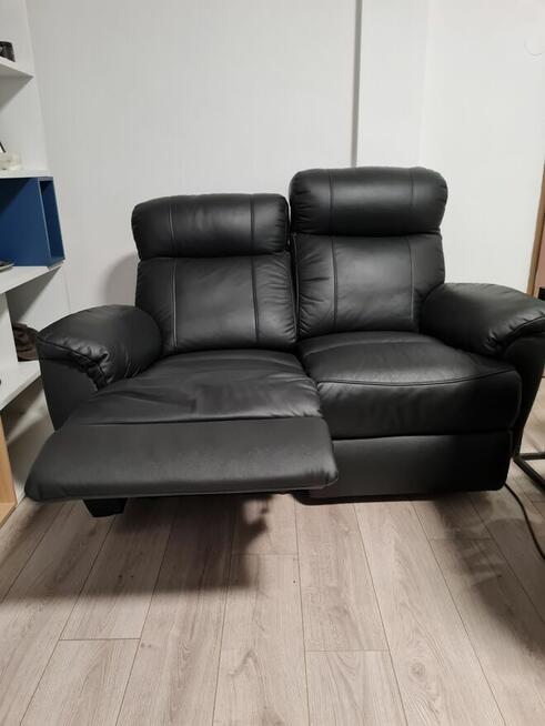 Sofa skórzana rozkładana