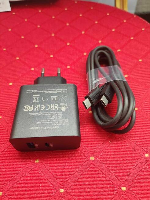 Szybka Ładowarka 65W GaN USB C USB A zasilacz do telefonu
