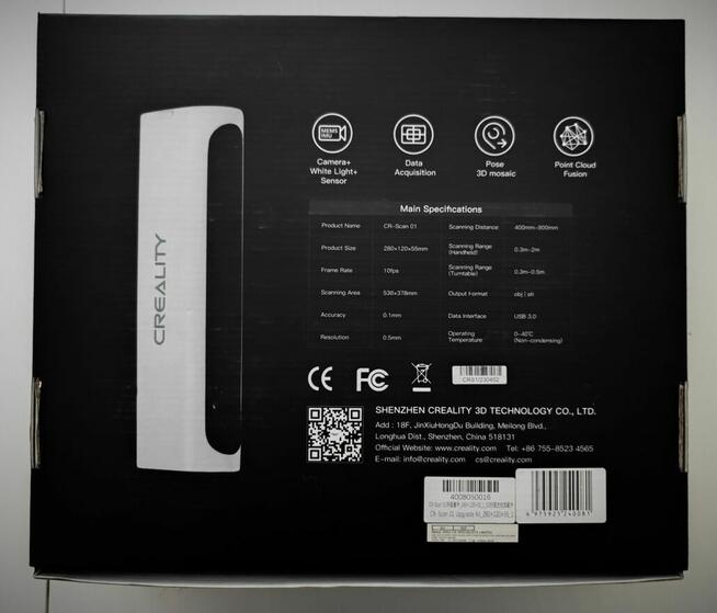 Skaner 3D Creality CR-Scan 01 Obrotowy Stolik