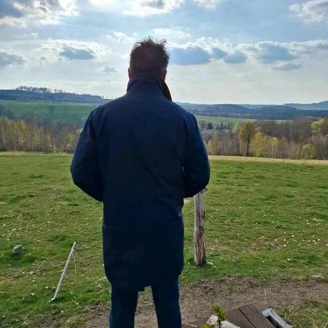 Parka Ralph Lauren XXL granatowa