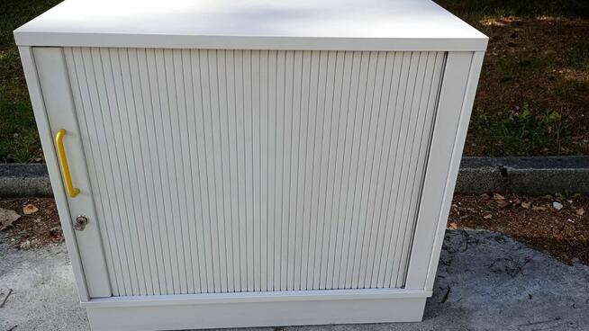 Komoda biurowa drzwi przesuwne 80x72cm komody szafy szafki