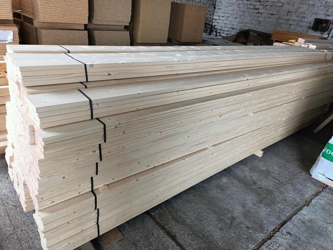 Deska 19x146x4,50m 4-str strugana, sucha, świerk