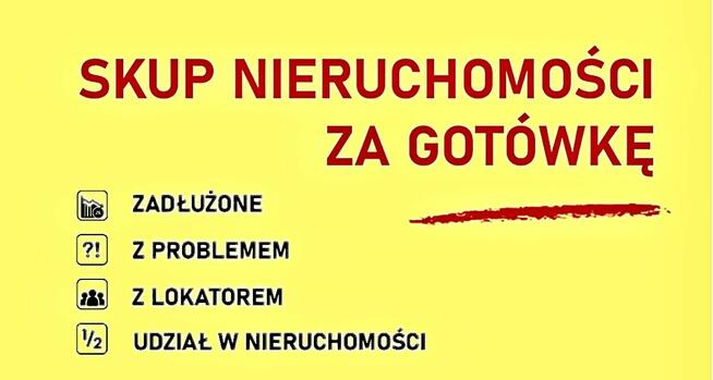 SKUP NIERUCHOMOŚCI za gotówkę – zadłużone, z komornikiem,