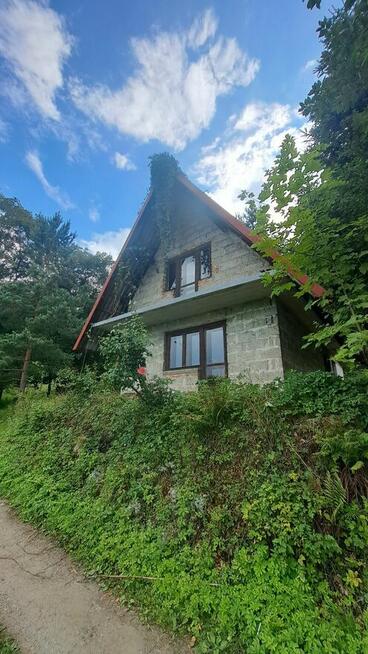 Działka widokowa z domem do remontu