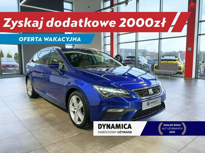 Seat Leon ST FR 2.0TSI 190KM DSG 2018 r., salon PL