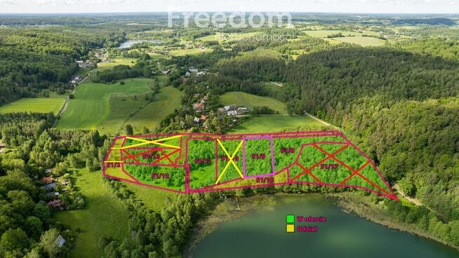 Atrakcyjna działka z dostępem do jeziora !