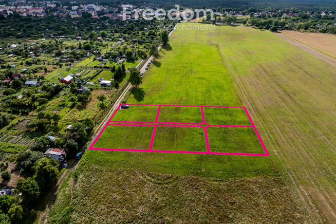 Działki na ogródki w udziałach lub jedna cała