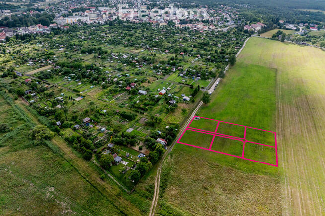 Działki na ogródki w udziałach lub jedna cała