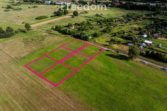 Działki na ogródki w udziałach lub jedna cała