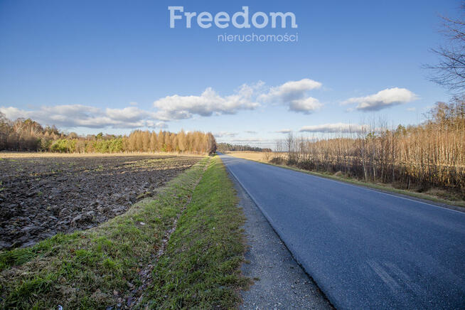 Działka 39,75 ar przy drodze i lesie– Giedlarowa