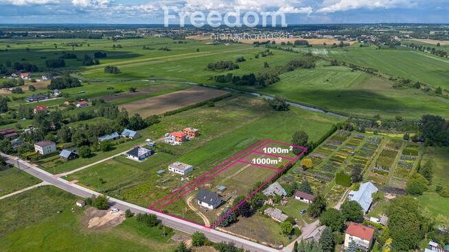 2 działki budowlane po 1000 m2 każda, WZ, Fasty