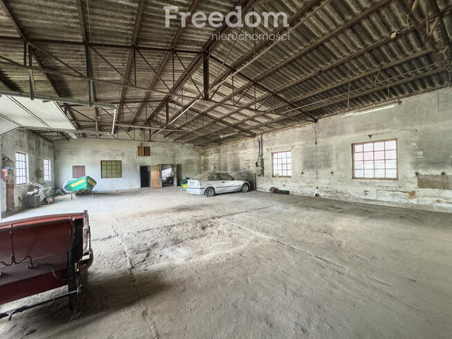 Działka z halami, 8330 m², Olszewo k. Mikołajek