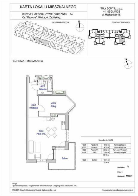 Mieszkanie z miejscem postojowym !