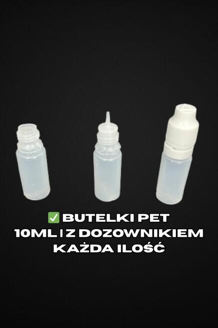 Butelki PET 10ml z zakrętką – do perfum, olejków, kosmetyków