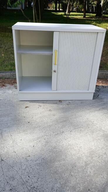 Komoda biurowa drzwi przesuwne 80x72cm komody szafy szafki