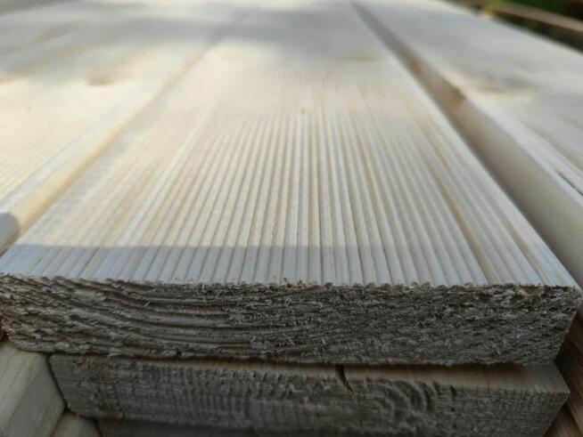 Deska tarasowa świerk wym. 28x145x4m kl AB