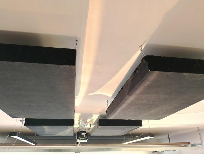 Panele dźwiękochłonne 100×54×6,5 cm - badania akustyczne stu