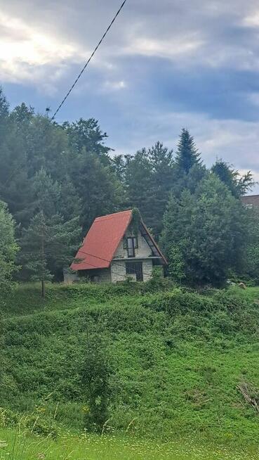 Działka widokowa z domem do remontu